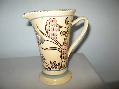 Buy Honiton Pottery Jug Hand Painted Floral Design App. 16 Cm Tall • 7.50£