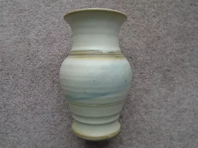 Buy Yorkshire Ingleton Pottery Studio Hand Thrown Vase 17cms Tall • 9.99£