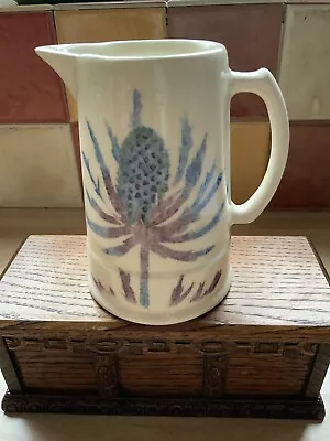 Buy Aston Pottery Jug ~ Thistle~ Hand Painted 4 3/4  Tall • 12.99£