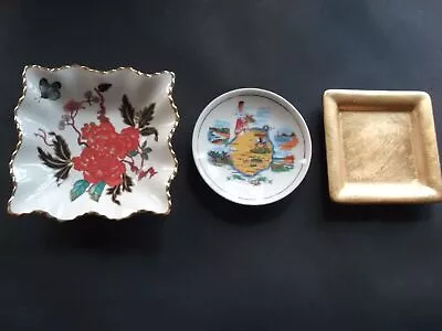 Buy James Kent Old Foley Eastern Glory Pattern  Square Scallop Edged Trinket Dish. • 1.50£