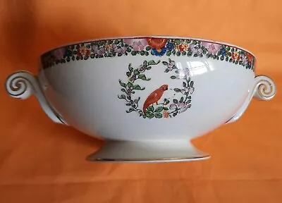 Buy Royal Worcester Crown Ware Old Worcester Parrot Serving Bowl For Salad Or Pasta  • 35£