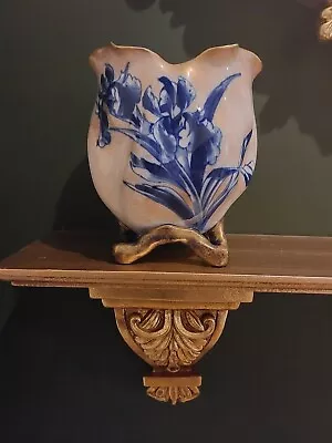 Buy Royal Doulton Burslem Blue Iris Art Neauvou Jardinere Plant Pot.  Dated 1886.  • 99£