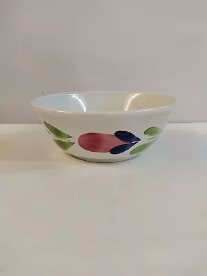 Buy Hand Painted Fruit Bowl With Floral Design Around Exterior • 6.99£