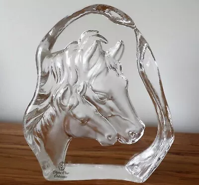 Buy Horse Glass Ornament Crystal Clear Collectables Lead Crystal  Mums Birthday Gift • 16.95£