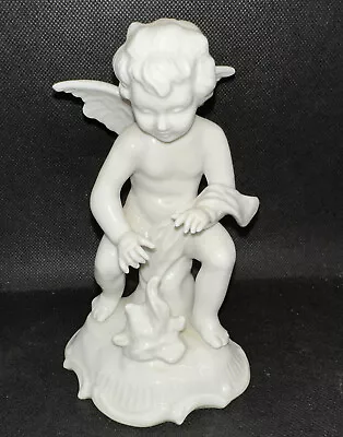 Buy Dresden CROWN D ORIGINAL GERMANY Mark Rare Seasons Winter Angel Figurine • 76.84£