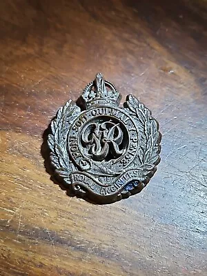 Buy WW2 Royal Engineers Original Economy Issue Plastic Cap Badge - A. Stanley & Sons • 9.99£