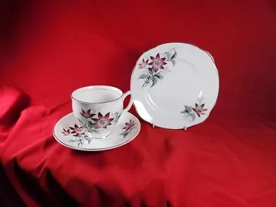 Buy Beautiful Vintage Duchess Bone China Cup Saucer And Side Plate Trio Retro Prop  • 5.99£