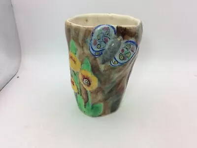 Buy E Radford Pottery Vase Butterfly Ware • 9£