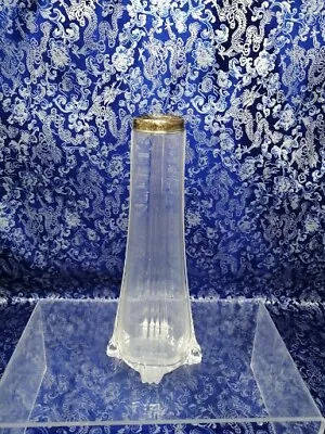 Buy Antique Glass Vase And Silver Lid • 9.99£