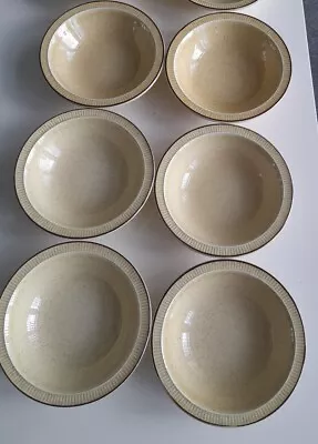 Buy 6 X Vintage Poole Pottery Broadstone 6  Small Fruit / Dessert Bowls Ex Condition • 15£