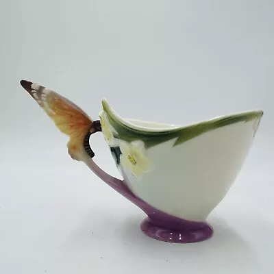 Buy Franz Butterfly Teacup Pink Papillon Daffodil Flowers Porcelain Replacement 3” • 60.51£