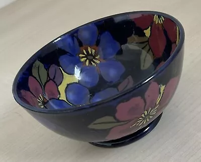 Buy Studio Art Pottery Royal Stanley Jacobean Ceramic Bowl Tropical Pattern 13cm • 10£