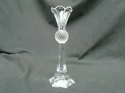 Buy Nachtmann Lead Crystal Thistle Tapered Candle Holder Signed To Base • 5£