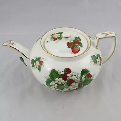 Buy Vintage Hammersley Strawberry Ripe Tea Pot England • 71.11£