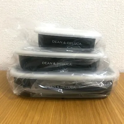 Buy DEAN & DELUCA Enameled Container Charcoal Grey Set Of 3 S,M,L NEW  • 78.85£