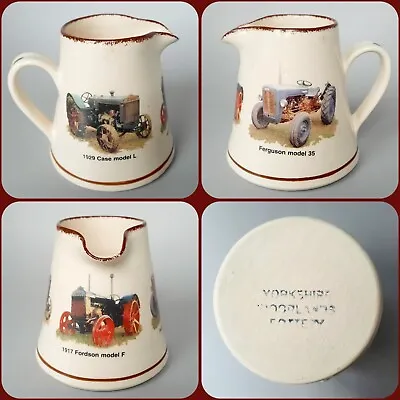 Buy Yorkshire Moorlands Pottery Jug: Handmade: 20th Century Tractors 🚜: Farming • 19£