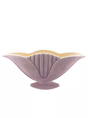 Buy KALMAR ART DECO VASE Vintage Ceramic Australian Art Pottery 1950s V65 Purple • 18.85£