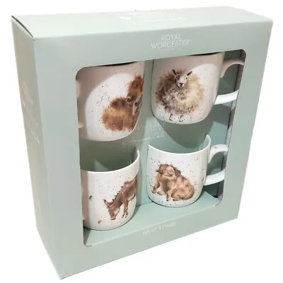 Buy Wrendale Mugs Gift Set Of 4 Fine Bone China • 32.99£