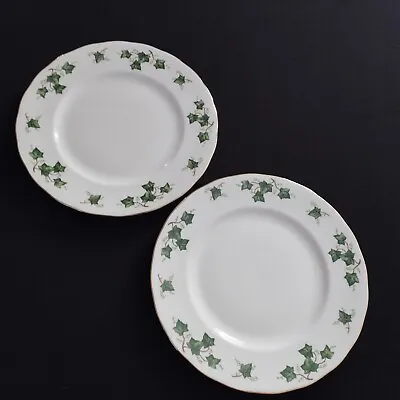 Buy Colclough Bone China. Ivy Leaf - 2 Dinner Plates - 10.5  Or 27 Cm - Christmas • 25£