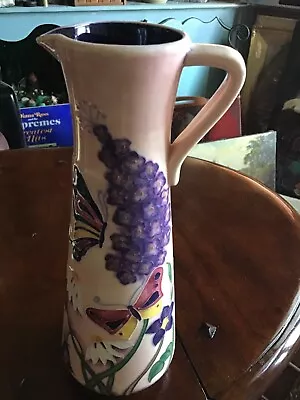 Buy Old Tupton Ware Tall L Thin Jug, With Flowers And Butterflies,good Condition. • 18£