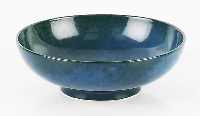 Buy Ruskin Pottery Blue And Green 'Chrome 11' Souffle Glaze Small Round Bowl • 269.99£
