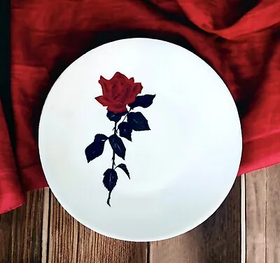 Buy Antique 1913 Creidlitz Bavaria Germany White Red Rose Porcelain Salad Plate(s) • 15.71£