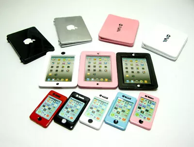 Buy Dollhouse Miniature Mobile Cell Phone IPAD Laptop Notebook Computer Tablet PC • 7.82£