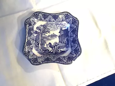 Buy Small Blue And White Plate By Cauldon, England. • 9£