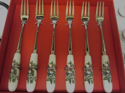 Buy Portmeirion - The Holly And The Ivy Set Of 6 PASTRY FORKS -BNIB. • 14.99£
