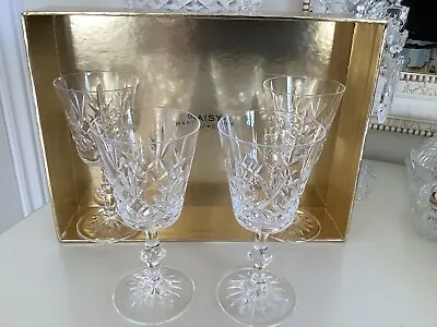 Buy 4xEdinburgh Crystal Lomond Wine Glasses Signed 15.5 Cm • 30£