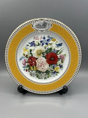 Buy Limoges Porcelain Plate 1993 National Horticultural Society Of France Bouquet • 4.95£