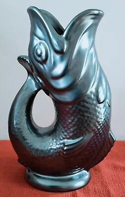 Buy Large Dartmouth  Pottery Fish Jug 23cm • 15£