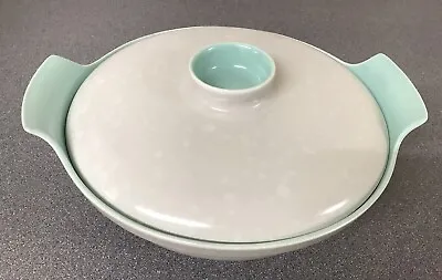 Buy Poole Pottery Twintone Seagull Ice Green Lidded Vegetable Tureen Serving Dish • 19.99£