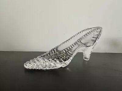 Buy Vintage Tutbury Georgian Cut Lead Crystal Glass Shoe Slipper Princess Cinderella • 30£