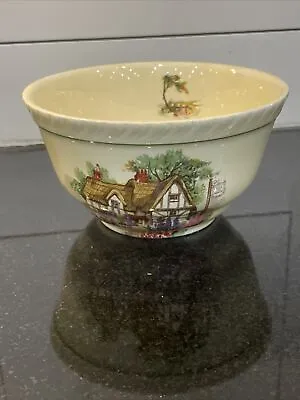 Buy Crown Ducal Ware  Hovis Cottage Trees - Vintage , Small Bowl/Sugar VGC • 9.99£