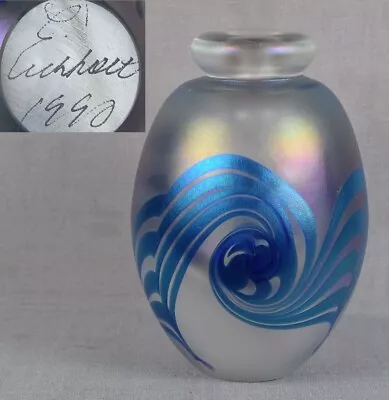 Buy 1990 Studio Art Glass VASE By Robert Eickholt • 118.13£
