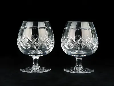 Buy Pair Of Tudor Crystal Brandon Pattern Cut Glass   Brandy Glasses • 26£