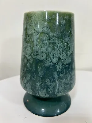 Buy New Devon Pottery Honeycomb Glaze Vase Sea Green 6.5” • 12£