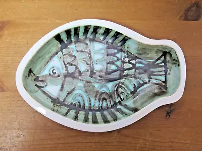 Buy Vintage Tremaen Cornwall Studio Art Pottery Newlyn Fish Ceramic Dish Plate 7.5  • 19.99£