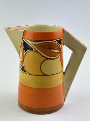 Buy Clarice Cliff SLICED FRUIT Pattern Conical Jug, 15cm, Circa 1931. Art Deco Or... • 475£