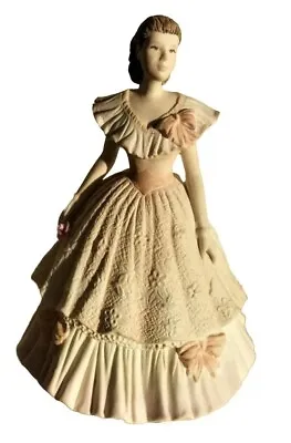 Buy Rachel Coalport Beau Monde Bisque Ball Gown Dress And Hat  Figurine  C1994 • 10.95£