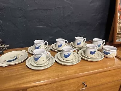 Buy Vintage Barbara Davidson Pottery Larbert Coffee / Tea Set 21 Piece B194 • 69.99£