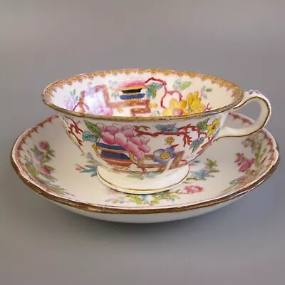 Buy Mintons Chinese Tree Cup & Saucer. Victorian Hand Painted China. Antique Vintage • 10.99£