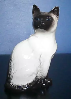 Buy Vintage Beswick Siamese Cat Sitting Model 1887 Perfect 4  Tall • 16.99£