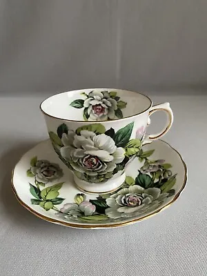 Buy Vintage Tuscan Gardenia Tea Cup & Saucer Bone China Made In England • 24.01£