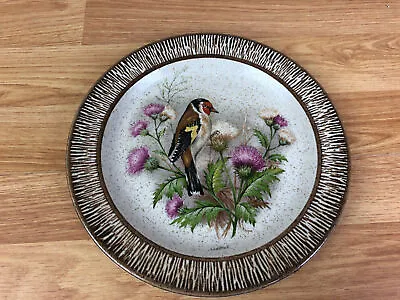 Buy Purbeck Pottery Goldfinch Collecto Plate  • 12.59£