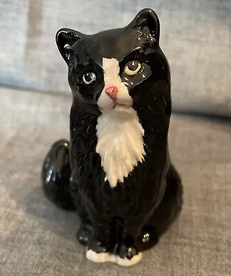 Buy Beswick Porcelain Cat Figurine Black White 3.75” Mint • 25.10£