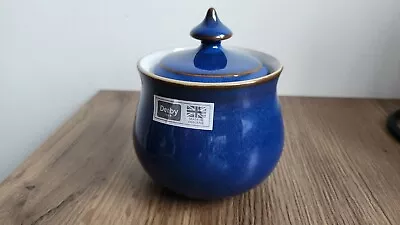 Buy Denby Pottery Blue - Sugar Bowl - New - Rare - Unwanted Gift • 35£