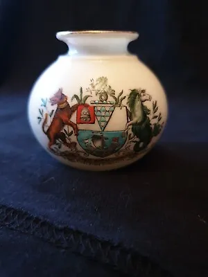 Buy W & H Goss Crested Ware China Miniature Vase Belfast • 3.99£