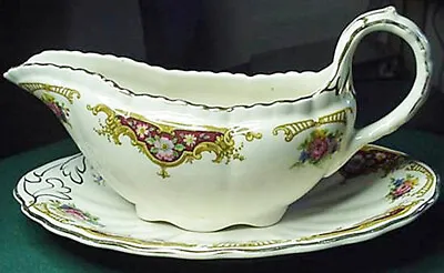 Buy Losol Ware Keeling & Co. Burslem Made In England Gravy Boat And Plate • 57.10£